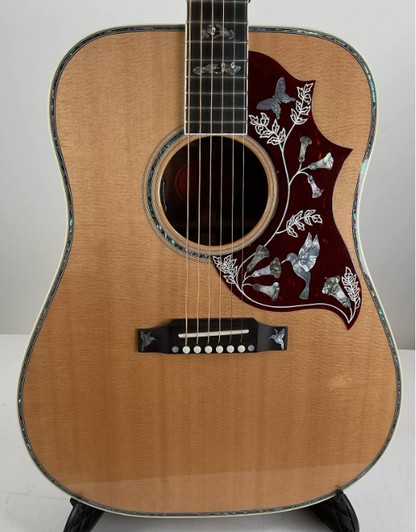 Gibson Acoustic Hummingbird Custom Koa Acoustic Guitar - Natural - Overset Neck